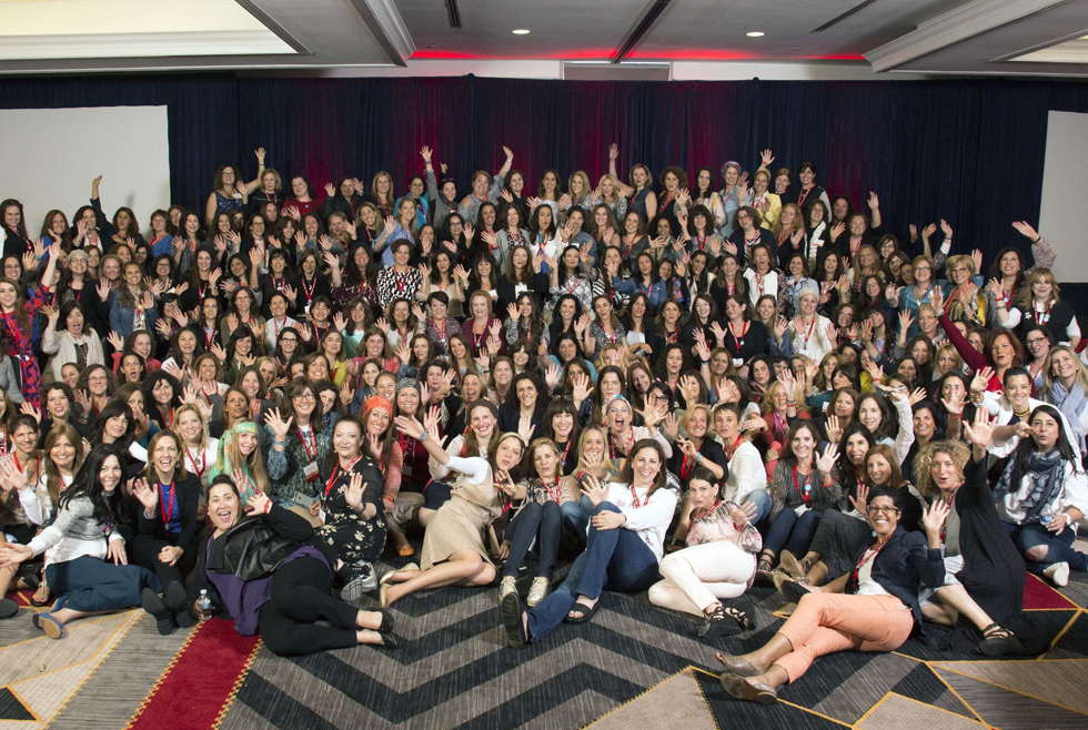 300 נשים מרחבי העולם, השבוע במרילנד. צילום: שלמה כהן  ()