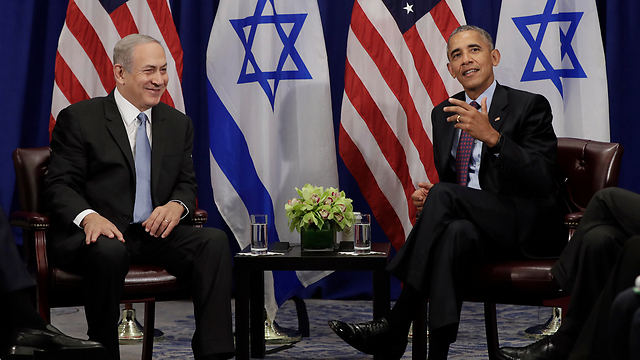 US President Obama and Prime Minister Netanyahu meet in New York (Photo: AP)