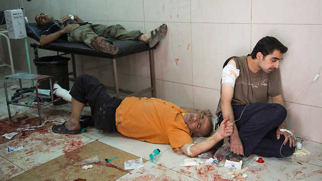 בית חולים במזרח העיר (צילום: AFP) (צילום: AFP)
