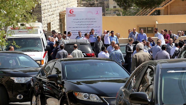 Scene of the murder outside the courthouse (Photo: AFP) (Photo: AFP)