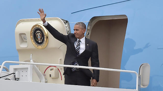 President Obama lands in Israel (Photo: EPA) (Photo: EPA)