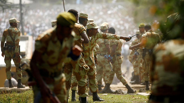 אזור המהומות באתיופיה, היום (צילום: רויטרס) (צילום: רויטרס)