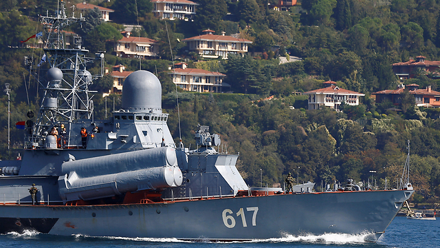 Russian missile boat headed to Syria (Photo: Reuters)