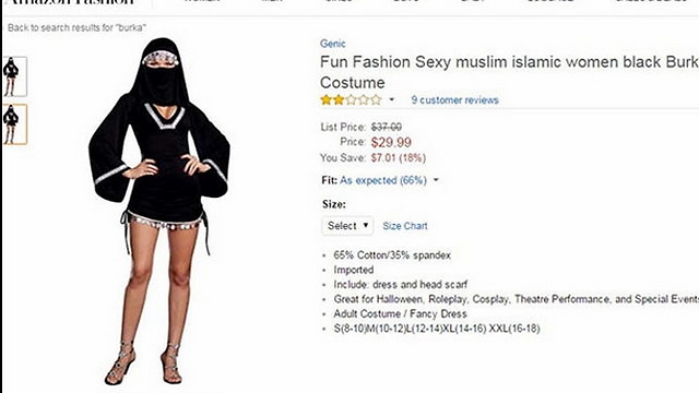 The "sexy burka" costume.