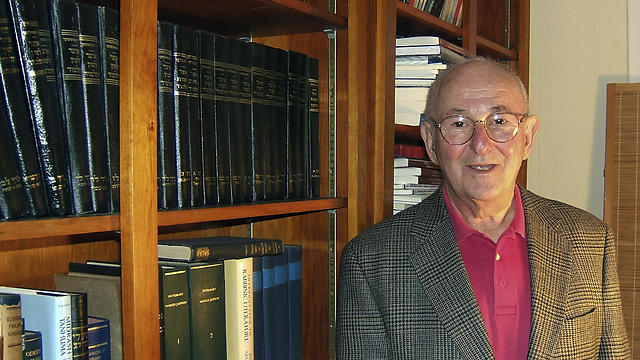 In a 2008 photo provided by Bard College, Jacob Nuesner, Senior Fellow, Institute of Advanced Theory, Professor of Religion and Theology and Bard Center Fellow stands in his study at home. (Photo: AP)