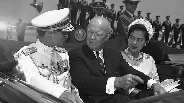 Thailand’s King Bhumibol Adulyadej in 1968 with US President Dwight D. Eisenhower (Photo: AP) (Photo: AP)