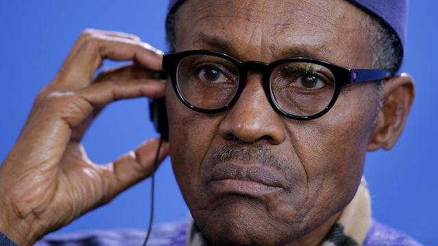נבחר ב-2015 על רקע ההבטחה לנצח את ארגון הטרור "בוקו חראם". נשיא ניגריה בוחארי (צילום: AP) (צילום: AP)