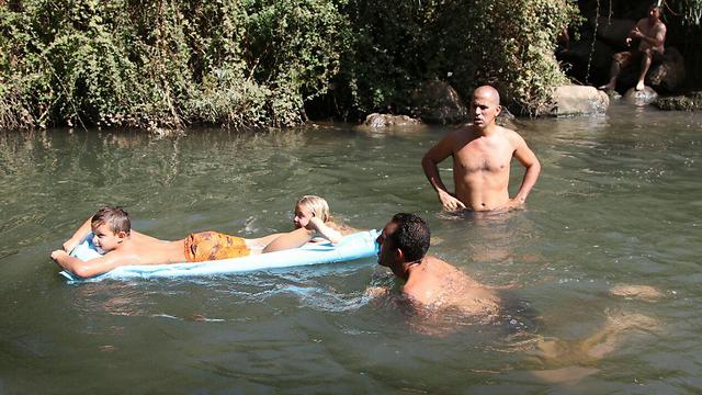 נהר הירדן (צילום: אבי מועלם) (צילום: אבי מועלם)