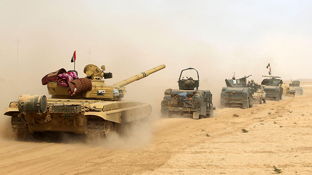 הכוחות נעים לעבר מוסול (צילום: AFP) (צילום: AFP)