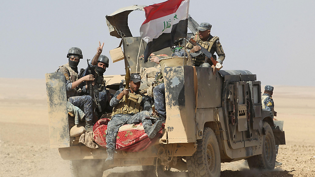 צבא עיראק ממשיך במבצע (צילום: AFP) (צילום: AFP)