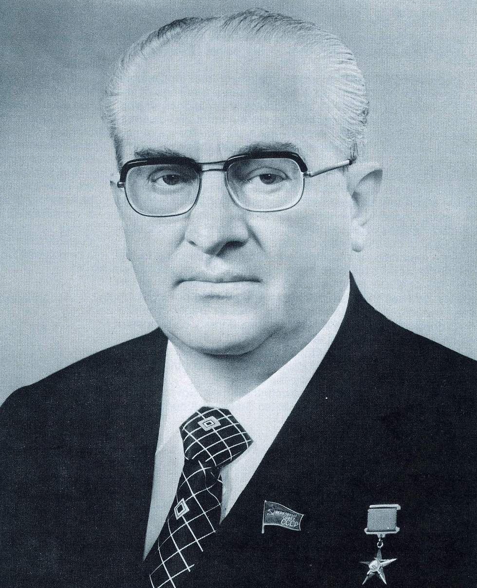 Former KGB head Yuri Andropov.