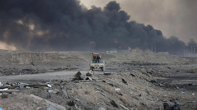 Fighting in the Mosul area, last week (Photo: Reuters)