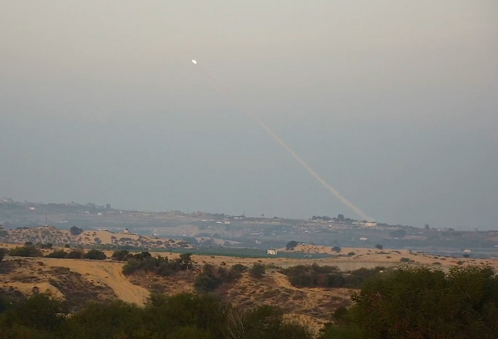 Hamas long range missile test (Photo: Southern agencies) (צילום: רשת הדרום)