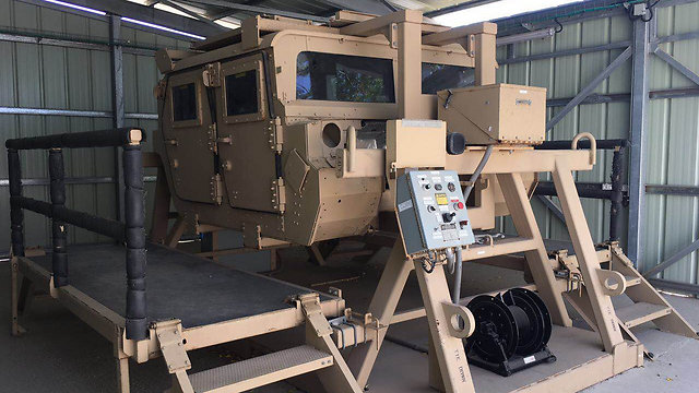 Humvee simulator (Photo: IDF Spokesperson's Unit) (Photo: IDF Spokesperson's Unit)