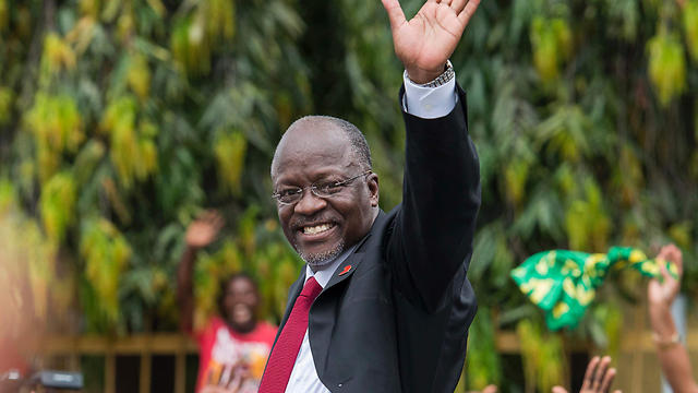 Tanzanian President John Magufuli strengthened relations with Israel (Photo: AFP)