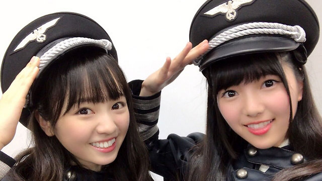 Japanese girl band in Nazi uniforms