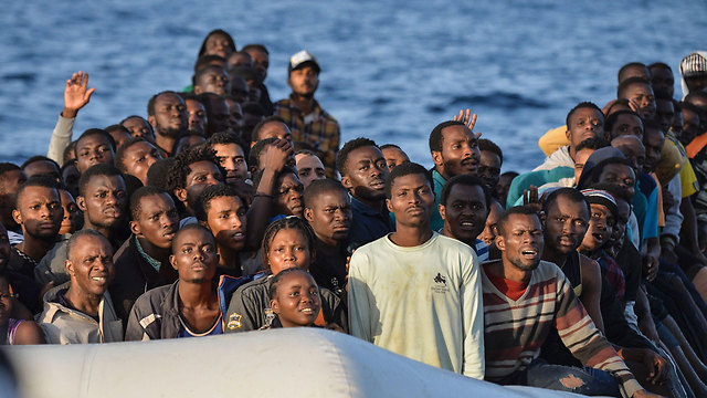 African migrants trying to reach Italy (Photo: AFP)