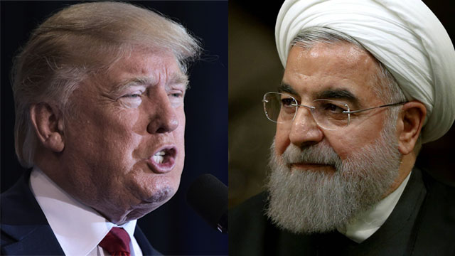 כיצד יתייחס להסכם הגרעין? טראמפ ונשיא איראן.  (צילום: AP, AFP) (צילום: AP, AFP)