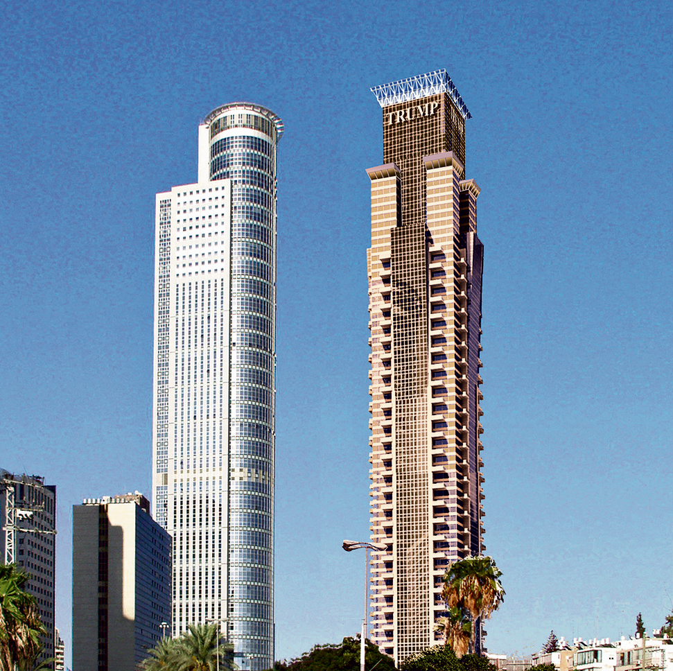 Simulation of Ramat Gan’s Trump Tower. ‘Donald Trump told me he had a dream to change Tel Aviv’s skyline,’ says architect Sami Tito