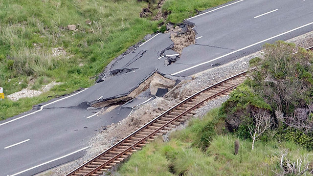 נזקי רעידת האדמה החזקה, השבוע בניו-זילנד (צילום: AFP) (צילום: AFP)