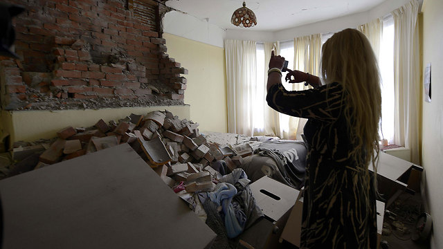 Destruction to a house (Photo: Gettyimages)
