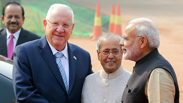ביקורו של הנשיא ריבלין בהודו, 2016 (צילום: EPA) (צילום: EPA)