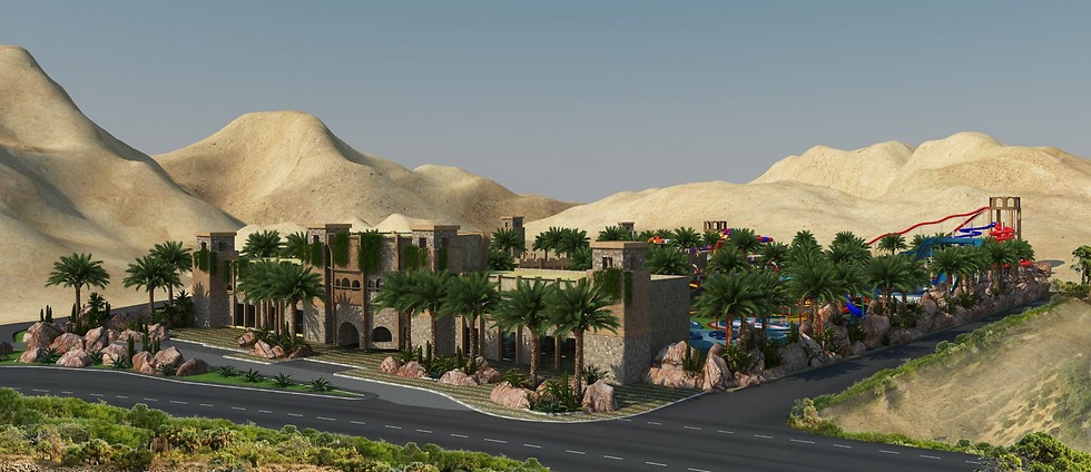 Water park construction concept (Photo: Eilat Municipality) (Photo: Eilat Municipality)