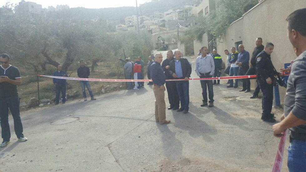 The scene of the crime, outside Kafr Kanna