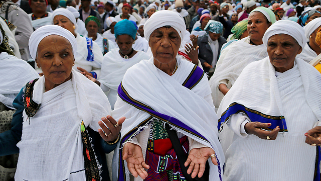 Ethiopian women at the Sigid festival (Photo: Reuters)