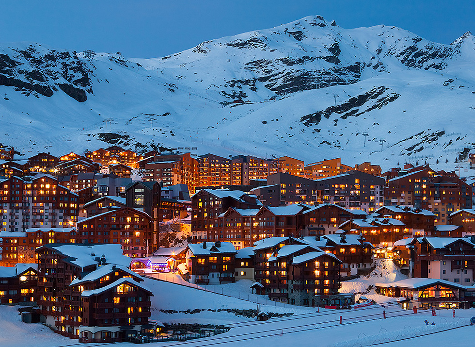 עיירת הסקי הגבוהה והטובה ביותר באירופה: ואל טורנס, בהרי האלפים הצרפתים (צילום: iStock) (צילום: iStock)