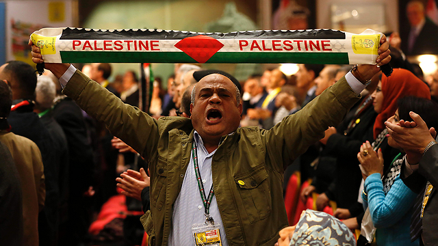 Fatah special conference in Ramallah (Photo: AFP)