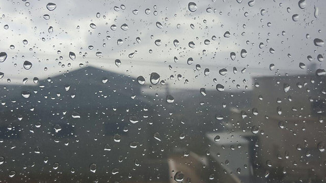 טיפות על החלון בנופים שבשומרון (צילום: אלעד דויטש מוזיקה) (צילום: אלעד דויטש מוזיקה)