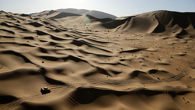 "ראלי דרך המשי" במדבר גובי במונגוליה (צילום: AFP) (צילום: AFP)