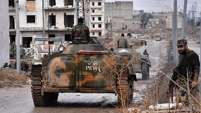 הצבא הסורי בחלב (צילום: AFP) (צילום: AFP)