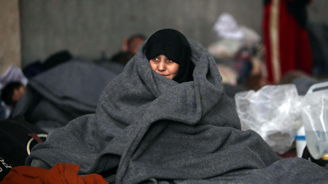 החורף כבר כאן. חשש מאסון הומניטרי  (צילום: AFP) (צילום: AFP)