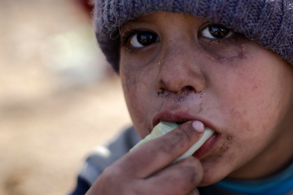 Сирийский ребенок. Фото: AP