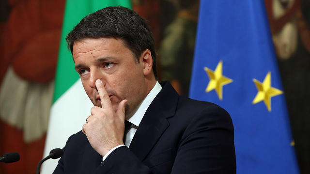 קשר את גורלו הפוליטי בתוצאות משאל העם. ראש הממשלה האיטלקי מתיאו רנצי (צילום: Getty) (צילום: Getty)