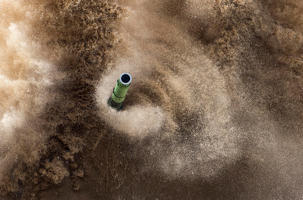 Barrel of a tank in a tank competition in Russia (Photo: AP)