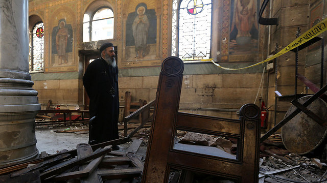 הקתדרלה בקהיר, שבה היה הפיגוע בדצמבר (צילום: רויטרס) (צילום: רויטרס)