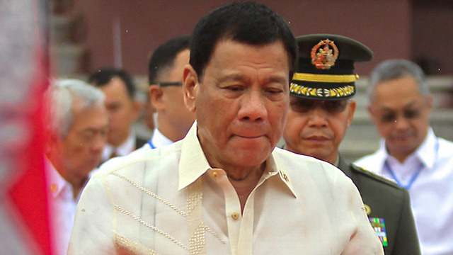 נשיא הפיליפינים רודריגו דוטרטה (צילום: רויטרס) (צילום: רויטרס)