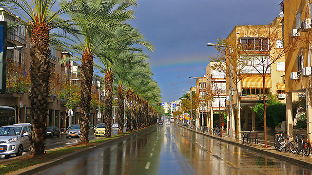 Tel Aviv tastes the rainbow, last week (Photo: Dana Kopel)