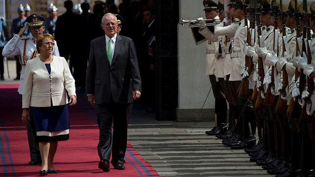 נשיאת צ'ילה מישל באשלה (צילום: AFP) (צילום: AFP)