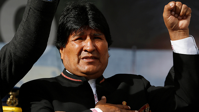 אחד המנהיגים הכריזמטיים ביותר בתולדות בוליביה. מוראלס (צילום: AP) (צילום: AP)