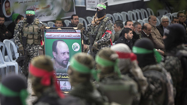 Hamas memorial rally (Photo: AFP)