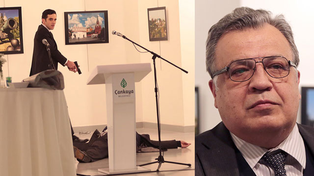 ההתנקשות בשגריר אנדריי קרלוב (צילום: AP) (צילום: AP)