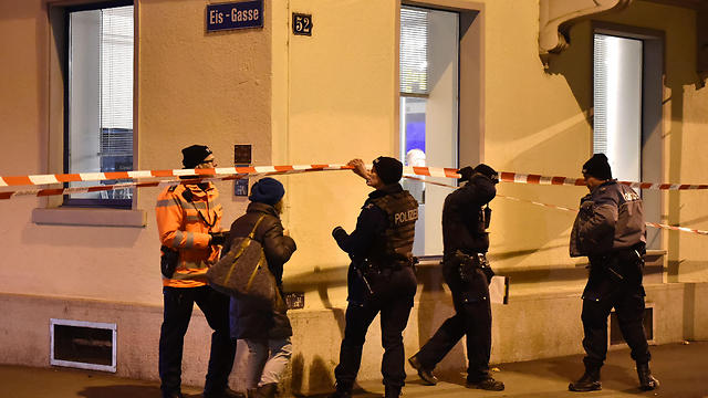 Police seal off the scene of the shooting (Photo: AFP)