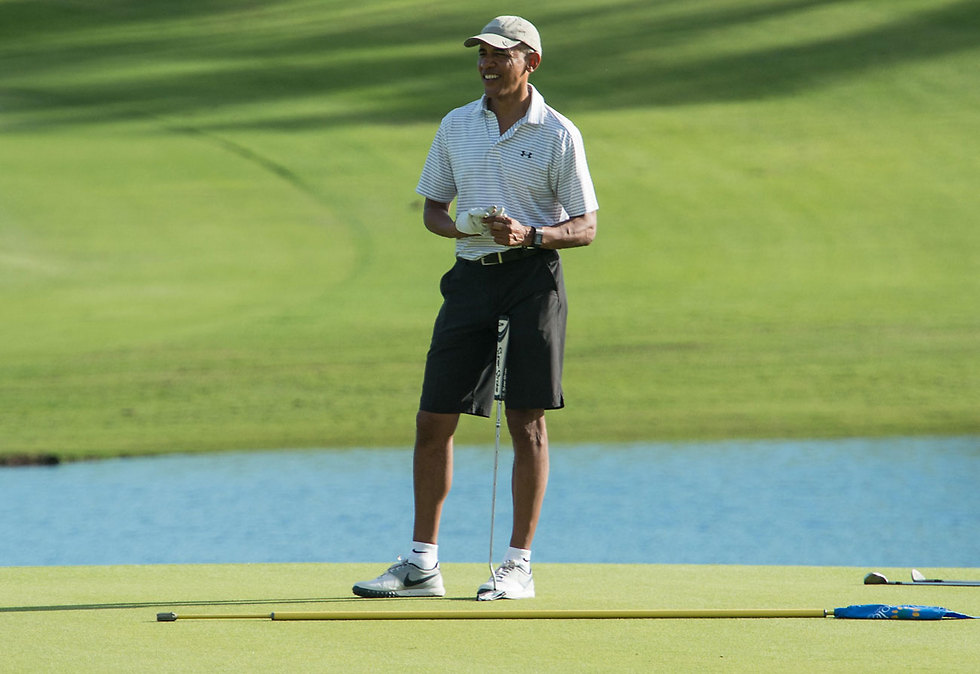 הנשיא אובמה. נופש בהוואי בימים אלה (צילום: AFP) (צילום: AFP)