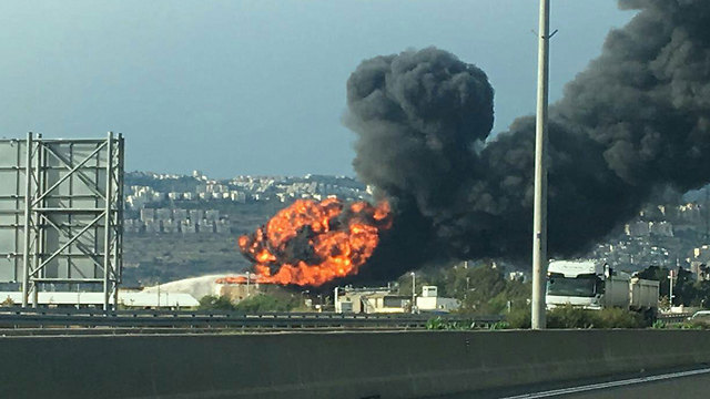 Fire erupts in Haifa gas refinery