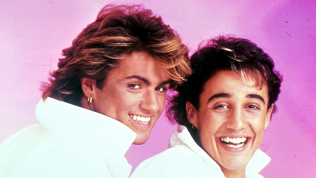 Michael (L) with music partner Andrew Ridgeley during their time as the dyamic duo Wham!