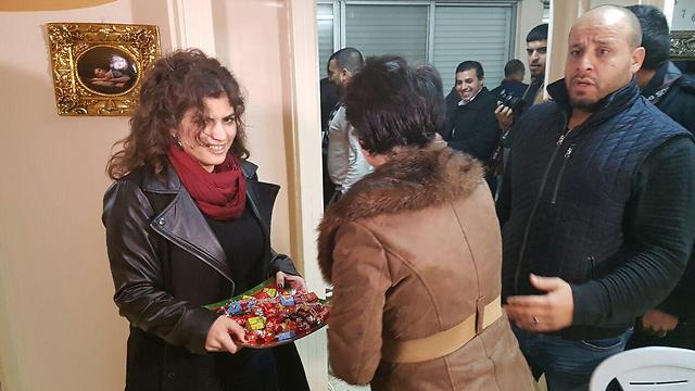 Celebrations at Ghattas'  home in Rameh